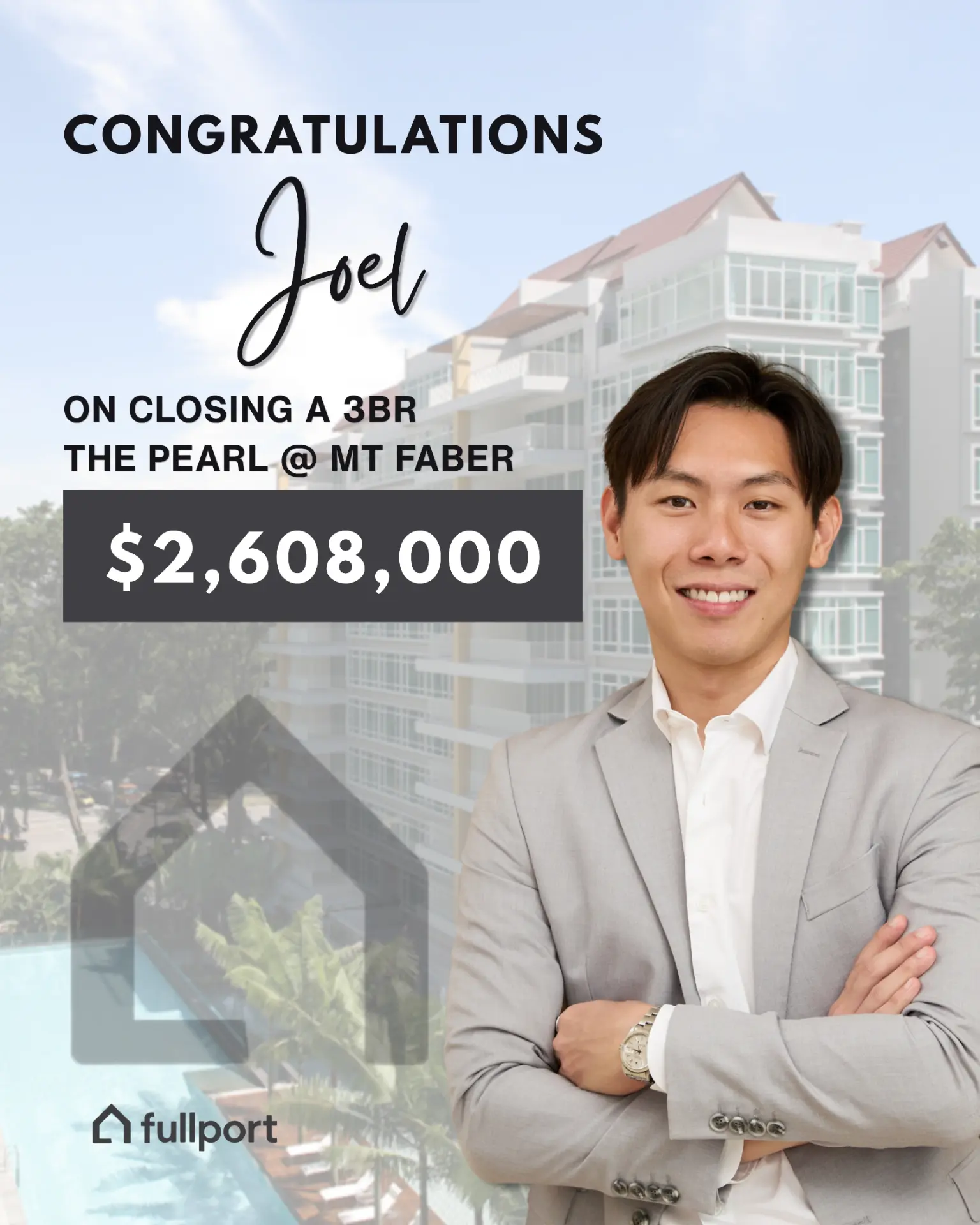 Joel — Closing a 3BR at The Pearl at Mount Faber