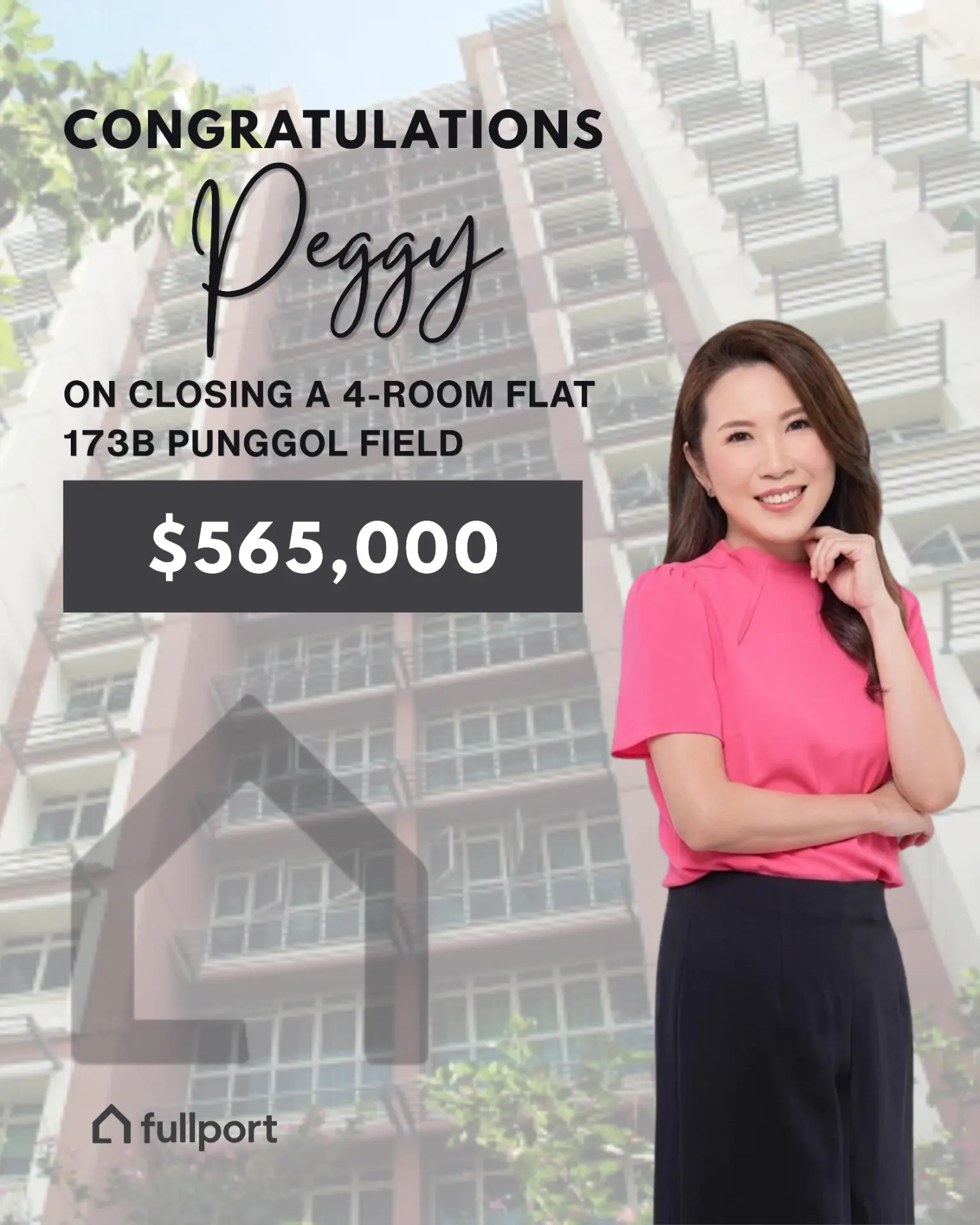 Peggy — Closing a 4-Room Flat at 173B Punggol Field